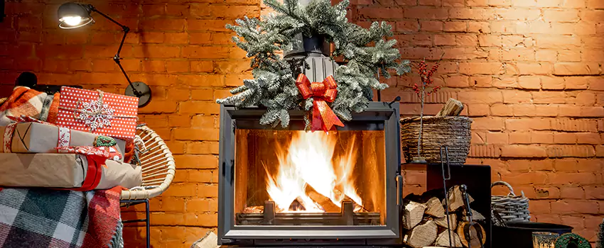 Travis Industries Linear Gas Fireplace Installation in Dale City, Virginia