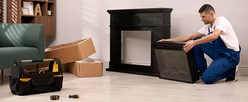 Old Rusted Metal Fireplace Repair And Replacement in Dale City, VA