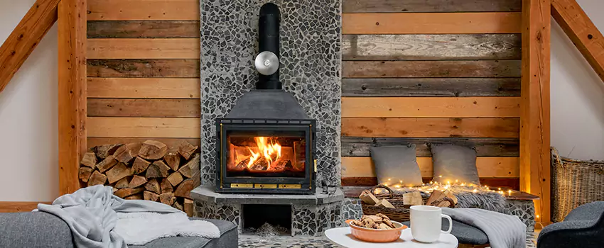 Thelin Hearth Products Direct Vent Gas Stove Fireplace Inspection in Dale City, Virginia